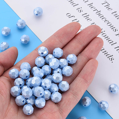 Opaque Acrylic Beads MACR-S373-69-A05-1