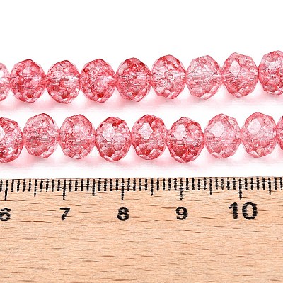 Transparent Glass Beads Strands GLAA-T023-8mm-A13-1