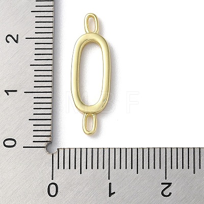 Rack Plating Brass Connector Charms KK-P245-07G-O-1