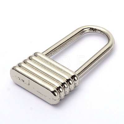 Zinc Alloy Zipper Slider PALLOY-WH0082-31A-P-1