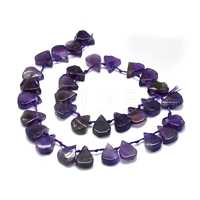 Natural Amethyst Beads Strands G-E576-22-1