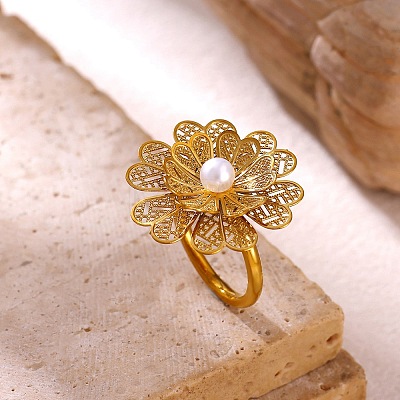 304 Stainless Steel Finger Rings for Women SA-CBA6EDB-10G-1