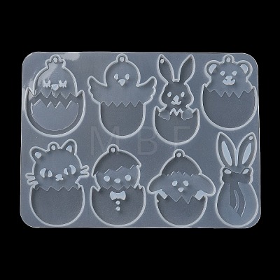 Chick Easter Theme DIY Pendant Silicone Molds DIY-G103-01C-1