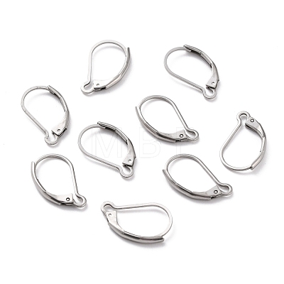 Non-Tarnish 304 Stainless Steel Leverback Earring Findings STAS-K233-04P-1