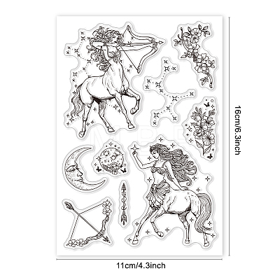 Custom Summer Theme PVC Plastic Clear Stamps DIY-WH0631-0113-1