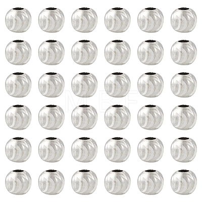50Pcs 925 Sterling Silver Beads STER-TA0001-08-1