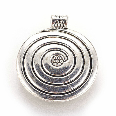 Tibetan Style Alloy Pendants TIBE-ZN2312-AS-NR-1