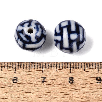 Blue and White Porcelain Beads PORC-N013-01-1