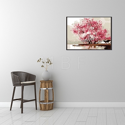 Sakura Tree DIY Scenery Diamond Painting Kit PW-WGF6765-01-1