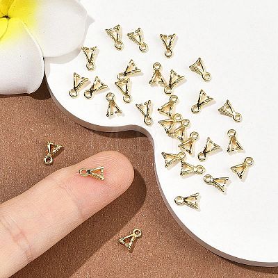 SHEGRACE Brass Ice Pick Pinch Bails XGRQ1R668-346G-1