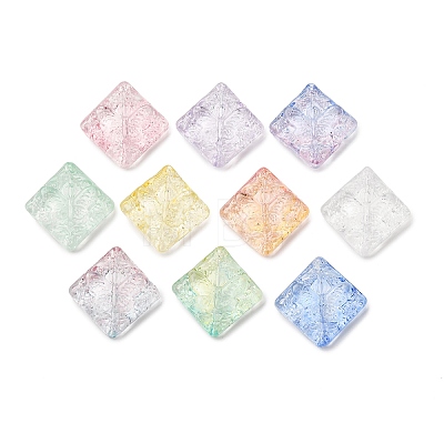 Baking Paint Transparent Glass Beads GL-CBA2BB1-01-1