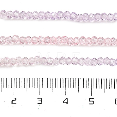 Transparent Painted Glass Beads Strands LS-DGLA-A034-T2mm-A05-1