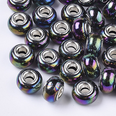Opaque Resin European Beads RPDL-T038-007-1