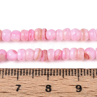 Natural Freshwater Shell Dyed Beads Strands SHEL-T020-29A-06-1