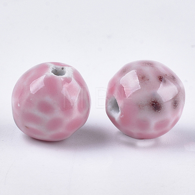 Handmade Porcelain Beads PORC-S498-22K-1