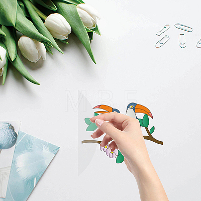 PVC Window Sticker DIY-WH0311-022-1