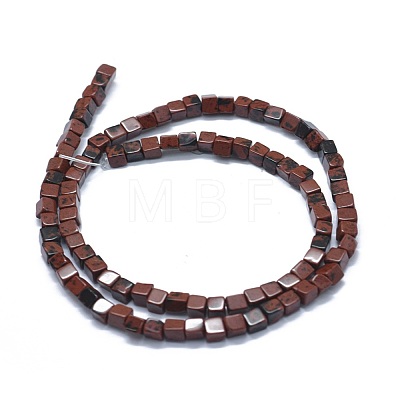 Natural Mahogany Obsidian Beads Strands G-F631-C11-1