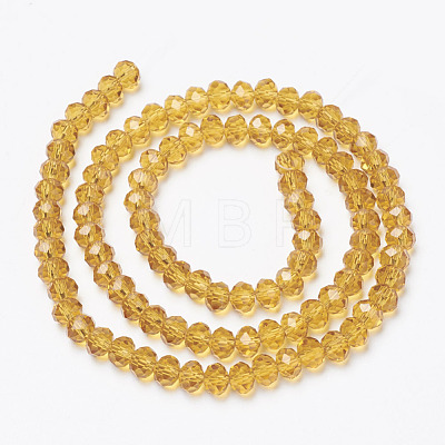 Glass Beads Strands EGLA-A034-T10mm-D04-1