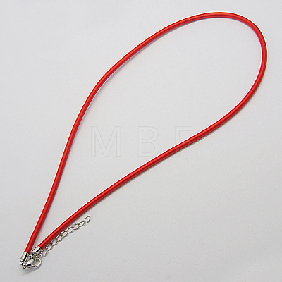 Silk Cord Necklaces Making X-NFS005-1