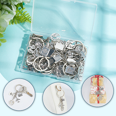 20Pcs Alloy Keychains KEYC-SC00028-1