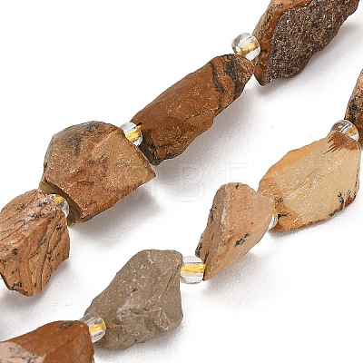 Natural Picture Jasper Beads Strands GG-CBA0B77-A08-03-1