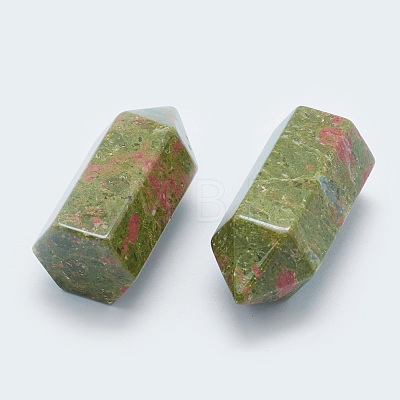 Natural Unakite Pointed Beads G-G760-K22-1