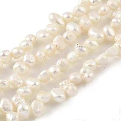 Natural Cultured Freshwater Pearl Beads Strands PEAR-A006-17A-1