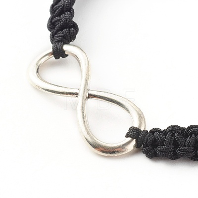 Adjustable Nylon Cord Braided Bead Bracelets Sets BJEW-JB06215-1