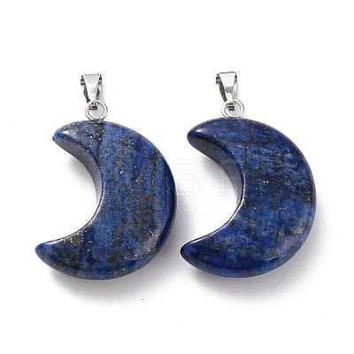 Natural Lapis Lazuli Pendants G-Z022-02N-1