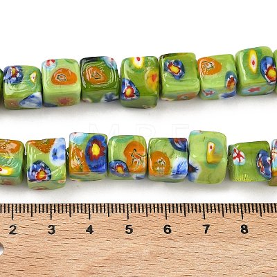 Handmade Millefiori Lampwork Beads LAMP-G170-04-1