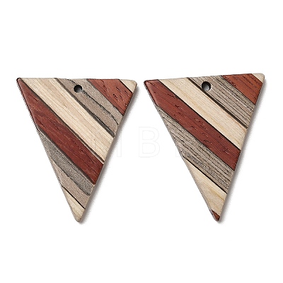 Wenge Wood & Sandalwood & White Ash Pendants WOOD-F013-01-1