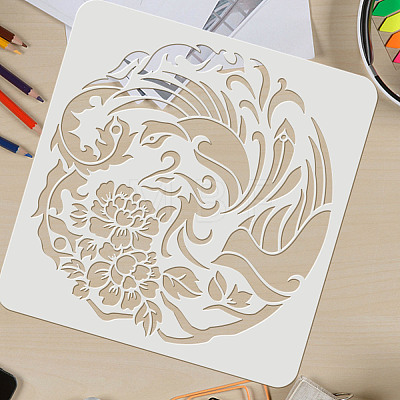 Plastic Reusable Drawing Painting Stencils Templates DIY-WH0172-1003-1