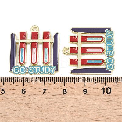 Alloy Enamel Pendants ENAM-L055-01F-01-1