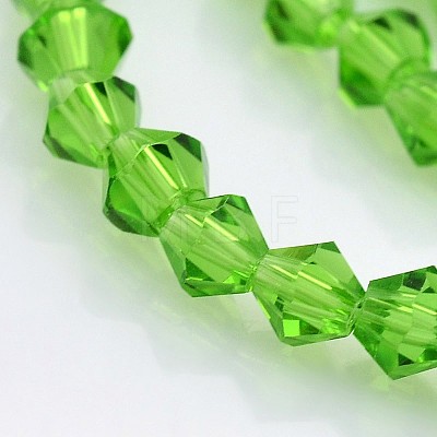 Bicone Glass Beads Strands X-EGLA-P016-4mm-05-1