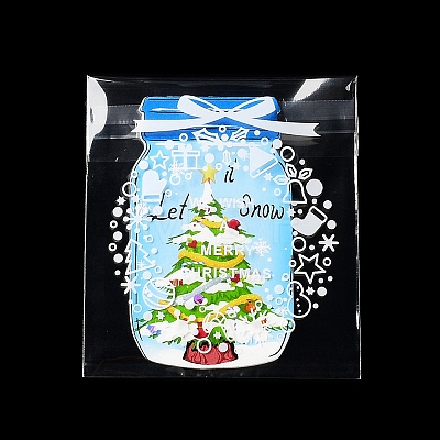 Christmas Theme Plastic Bakeware Bag OPP-Q004-03G-1