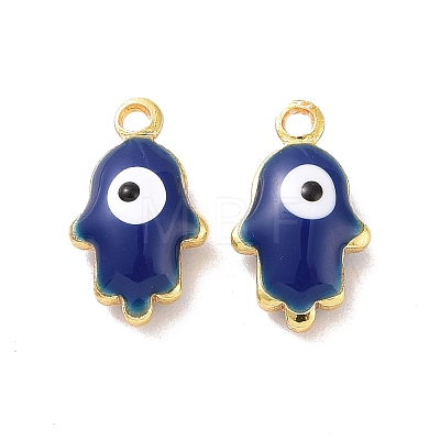 Brass Enamel Pendants KK-J302-04G-1