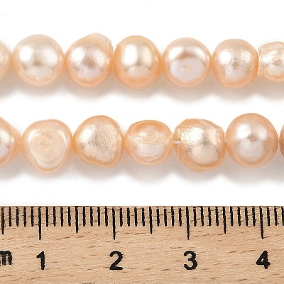 Natural Cultured Freshwater Pearl Beads Strands PEAR-A006-08B-1