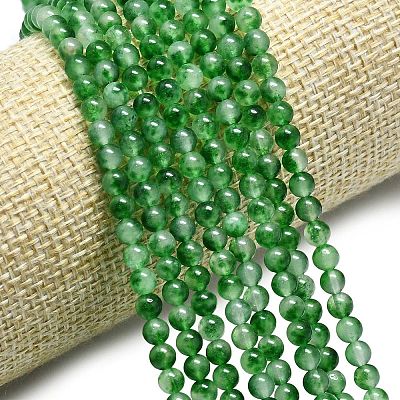 Natural Malaysia Jade Beads Strands G-L645-C01-4mm-28-1