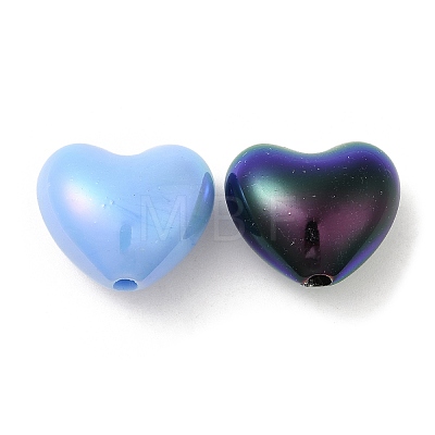 UV Plating Opaque Acrylic Beads SACR-L005-02-1