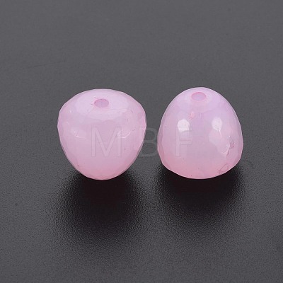Transparent Acrylic Beads MACR-S373-10E-10-1