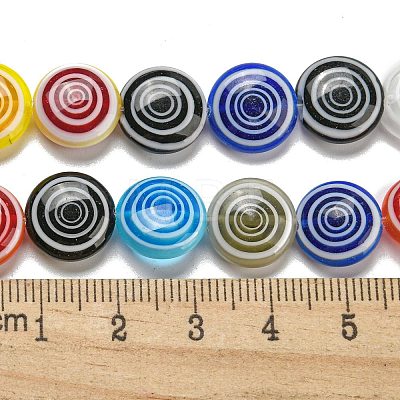 Handmade Lampwork Beads Strands LAMP-H001-08-1