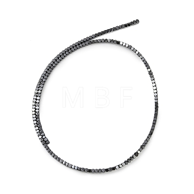 Electroplate Non-magnetic Synthetic Hematite Beads Strands G-I175-09D-1