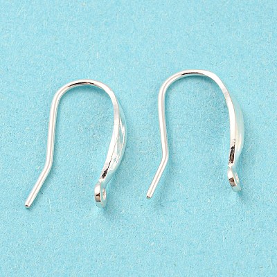 925 Sterling Silver Hoop Earring Findings STER-H107-03S-1