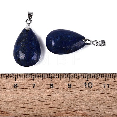 Natural Lapis Lazuli Pendants G-N362-03P-06-1