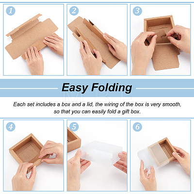 Kraft Paper Storage Gift Drawer Boxes CON-WH0089-37A-01-1