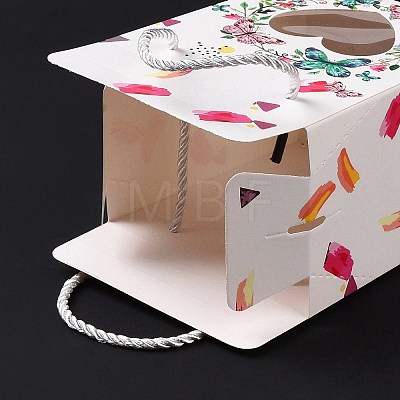 Rectangle Paper Gift Boxes with Handle Rope CON-B010-02C-1