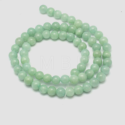 Natural Persian Jade Beads Strands X-G-D434-8mm-20-1