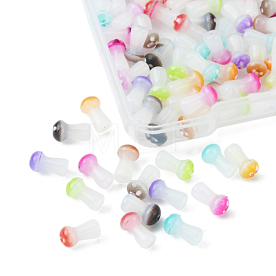 100Pcs Opaque Glass Beads GLAA-CJ0002-01-1