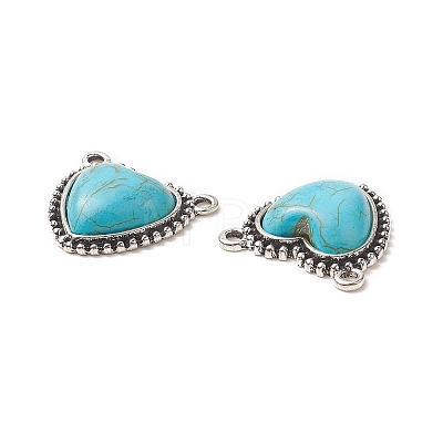 Synthetic Turquoise Pendants FIND-TADZ0001-01AS-1