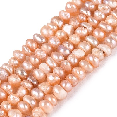 Natural Cultured Freshwater Pearl Beads Strand PEAR-N015-04C-01B-1
